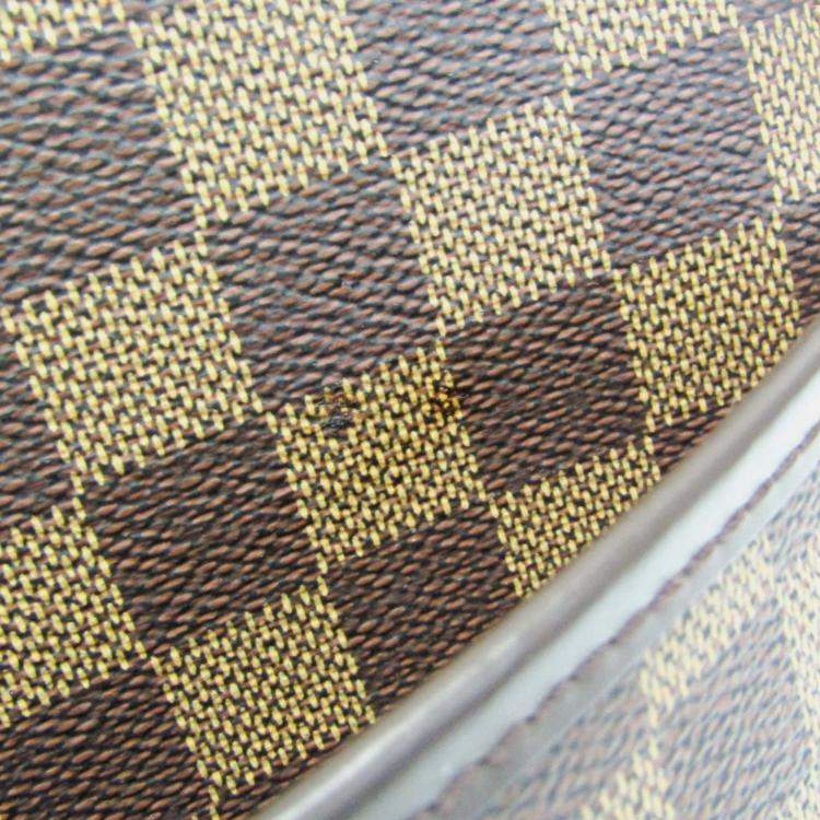 Pre Owned Louis Vuitton Brown Damier Sarria Horizontal Handbag 