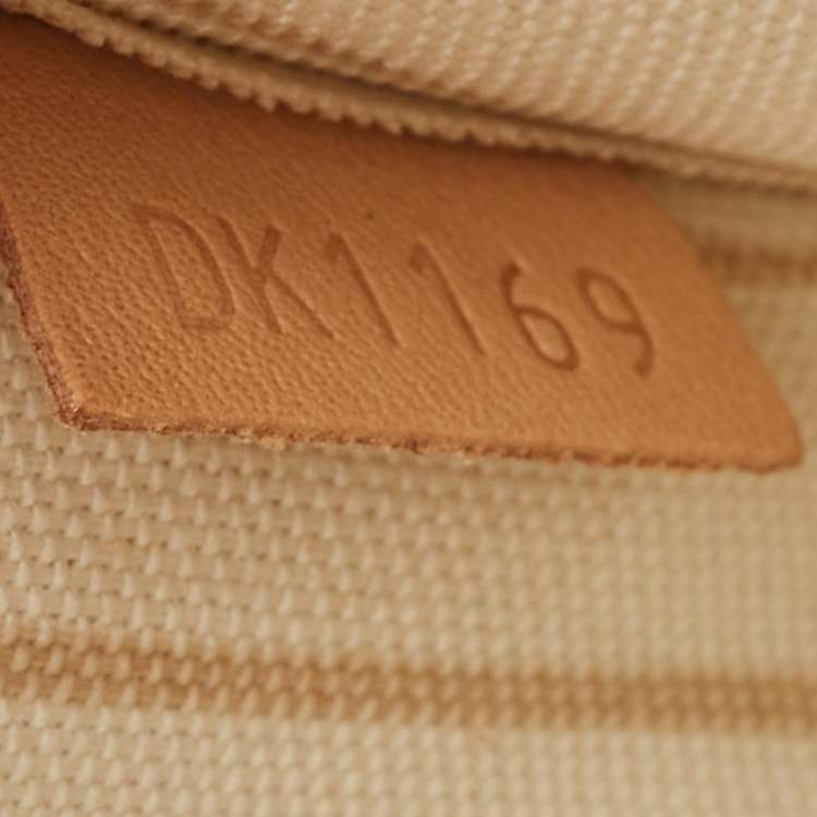 Pre Owned Louis Vuitton Damier Azur Canvas Neverfull Pouch