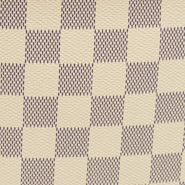 Pre Owned Louis Vuitton Damier Azur Canvas Neverfull Pouch