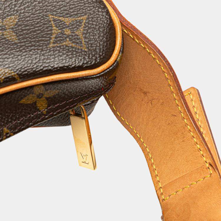 Pre Owned Louis Vuitton Brown Monogram Croissant MM