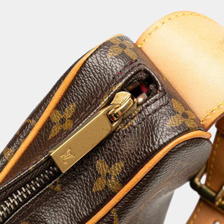 Pre Owned Louis Vuitton Brown Monogram Croissant MM