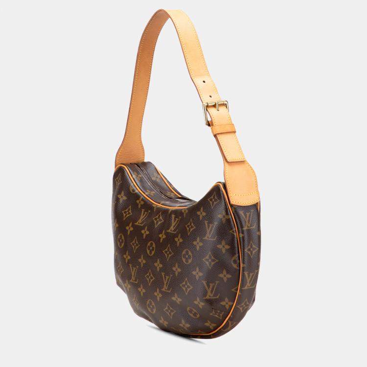 Pre Owned Louis Vuitton Brown Monogram Croissant MM
