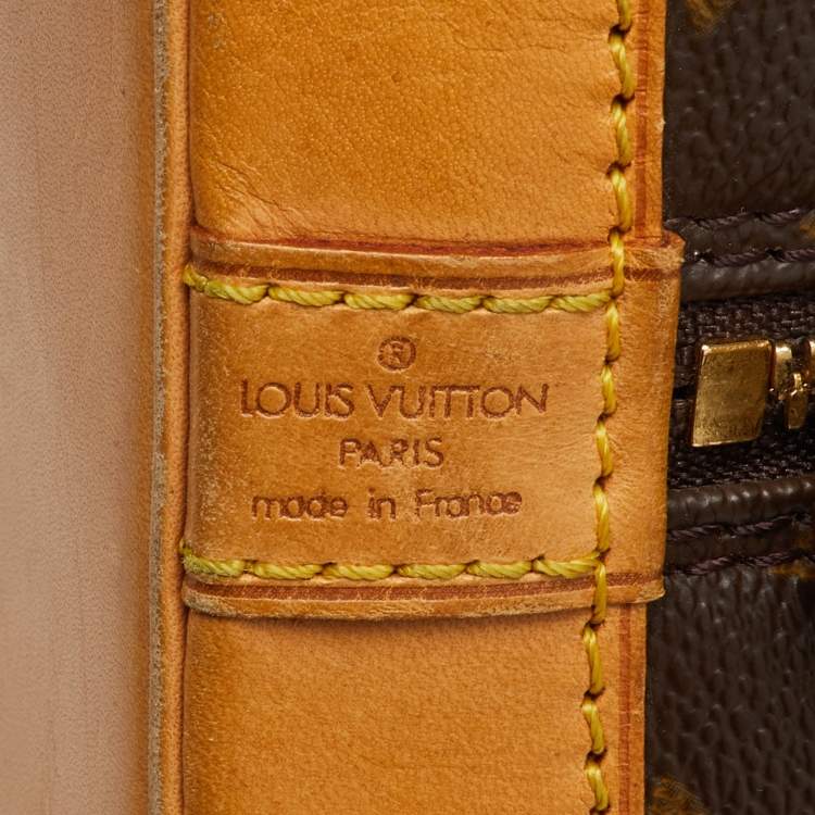 Pre Owned Louis Vuitton Monogram Canvas Alma PM Bag