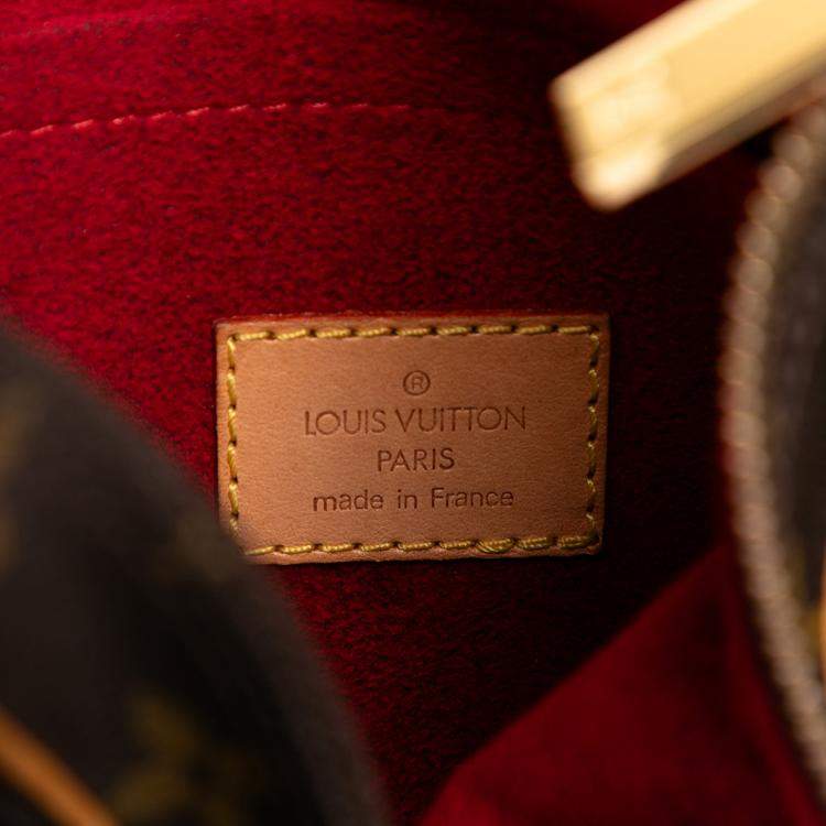 Pre Owned Louis Vuitton Brown Monogram Croissant MM