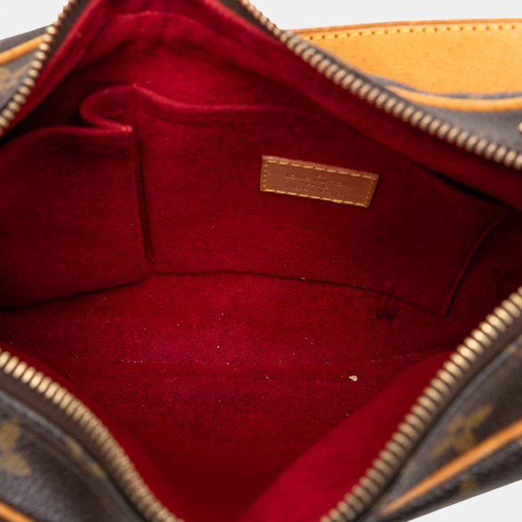 Pre Owned Louis Vuitton Brown Monogram Croissant MM