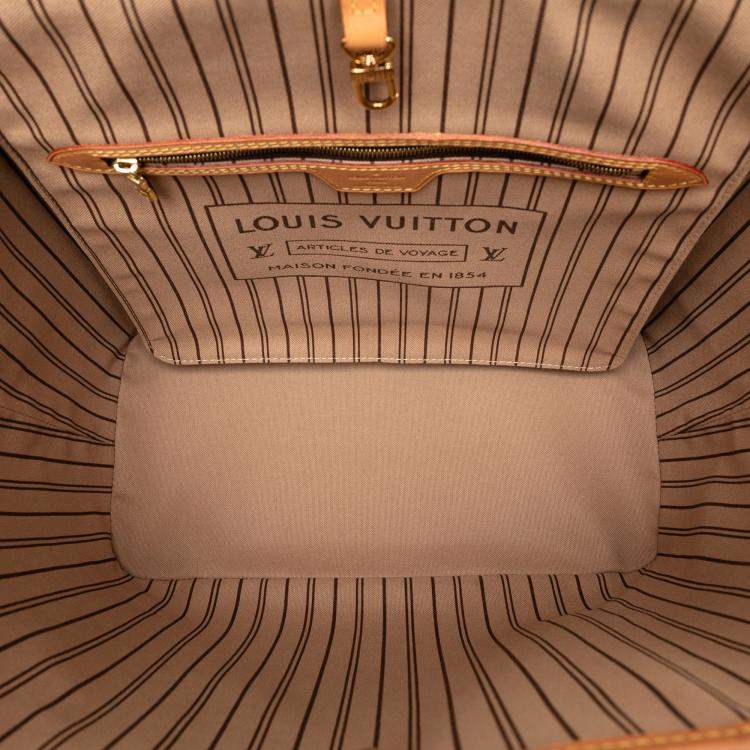 Pre Owned Louis Vuitton Brown Monogram Game On Neverfull MM