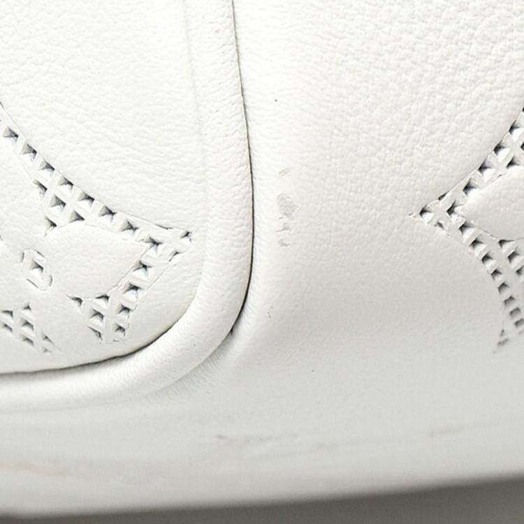 Pre Owned Louis Vuitton Speedy Bandouliere 20 Handbag Shoulder Bag White