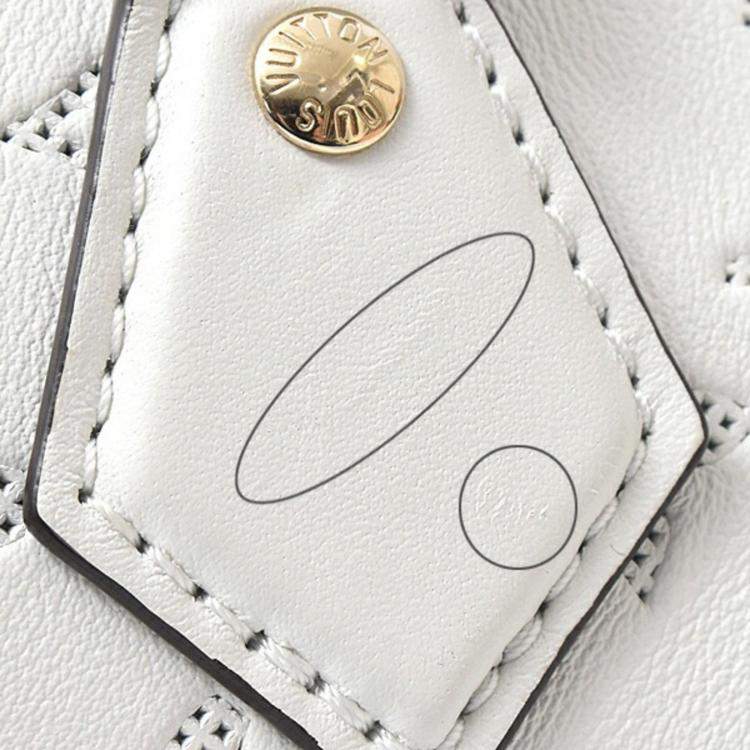 Pre Owned Louis Vuitton Speedy Bandouliere 20 Handbag Shoulder Bag White