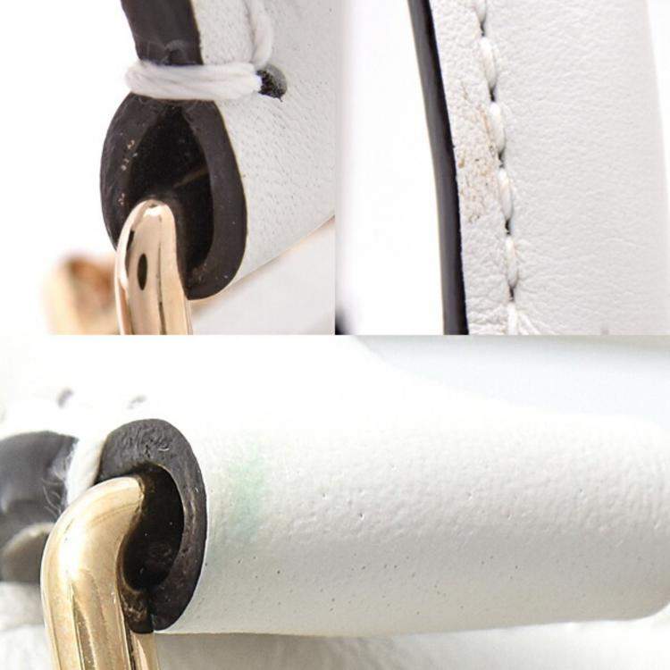 Pre Owned Louis Vuitton Speedy Bandouliere 20 Handbag Shoulder Bag White