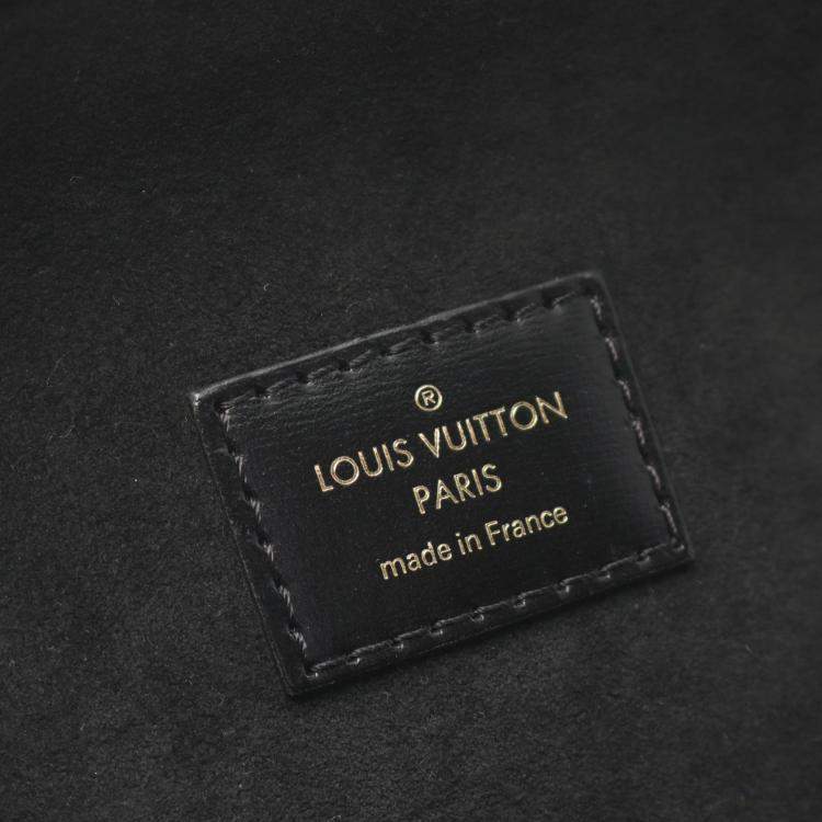 Pre Owned Louis Vuitton Vanity Nv Pm Monogram Reverse Handbag Coated Canvas Leather Brown Black