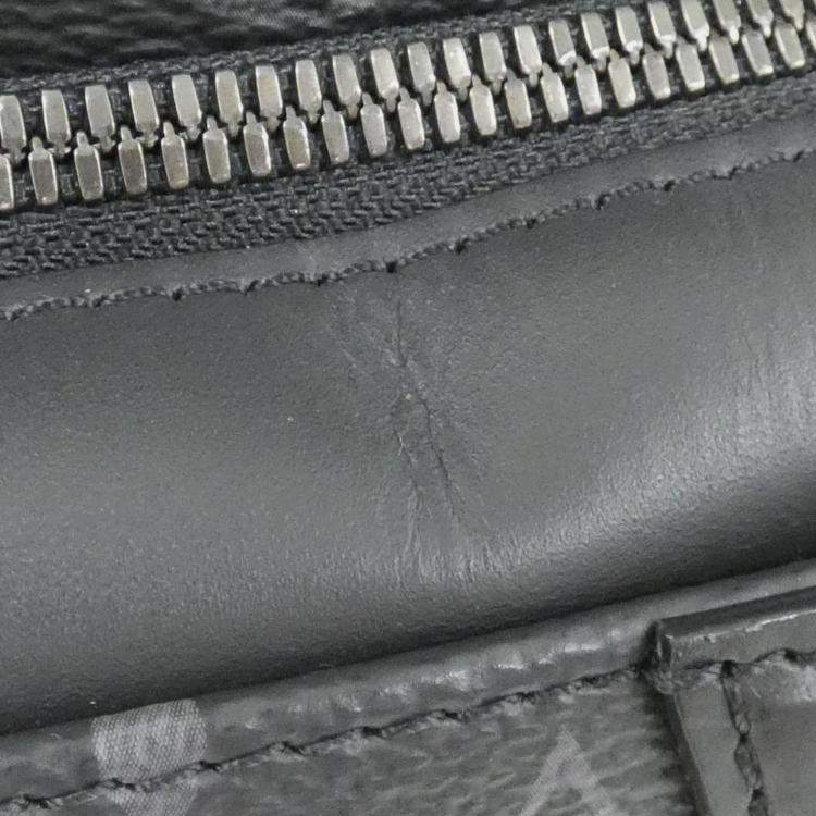 Pre Owned Louis Vuitton Black Monogram Eclipse Backpack