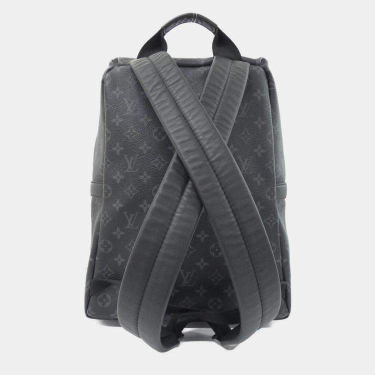 Pre Owned Louis Vuitton Black Monogram Eclipse Backpack