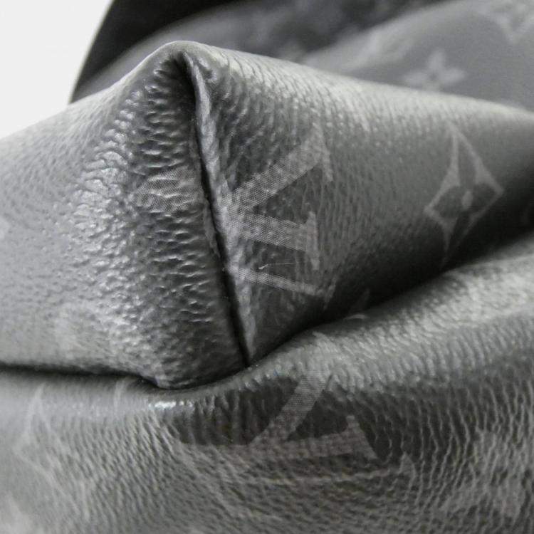 Pre Owned Louis Vuitton Black Monogram Eclipse Backpack