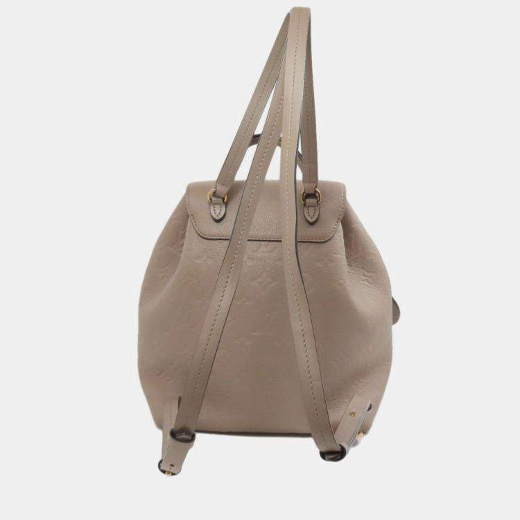 Pre Owned Louis Vuitton Montsouris Pm Backpack Daypack Empreinte