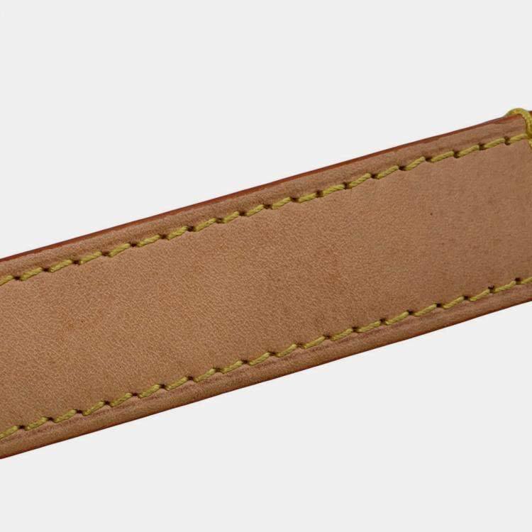 Pre Owned Louis Vuitton Grey/Silver Monogram Mirror Handle Soft Trunk