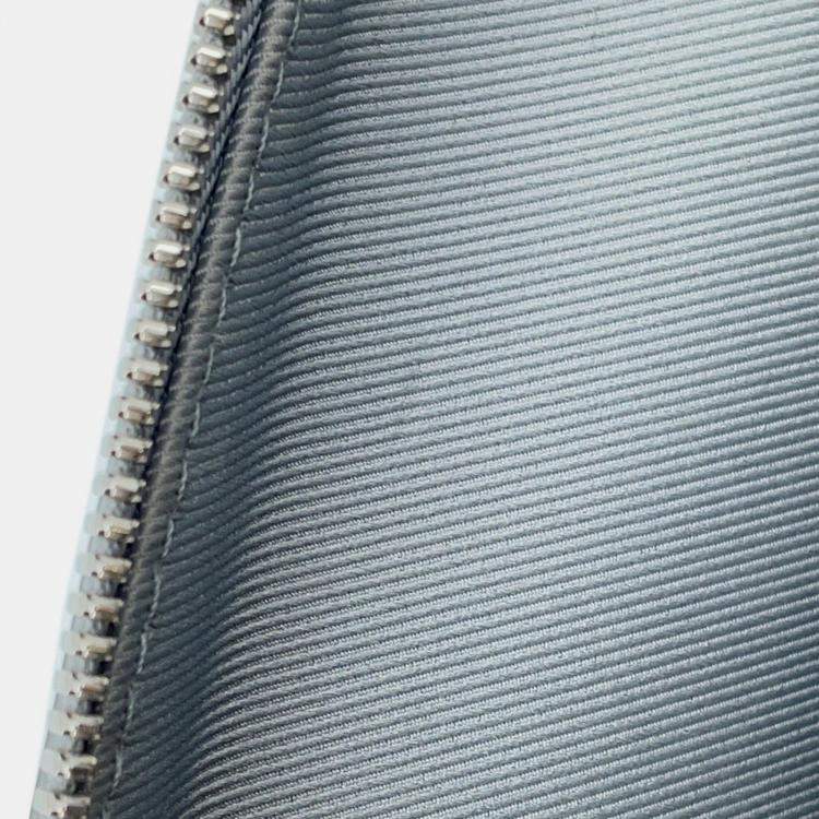 Pre Owned Louis Vuitton Grey/Silver Monogram Mirror Handle Soft Trunk