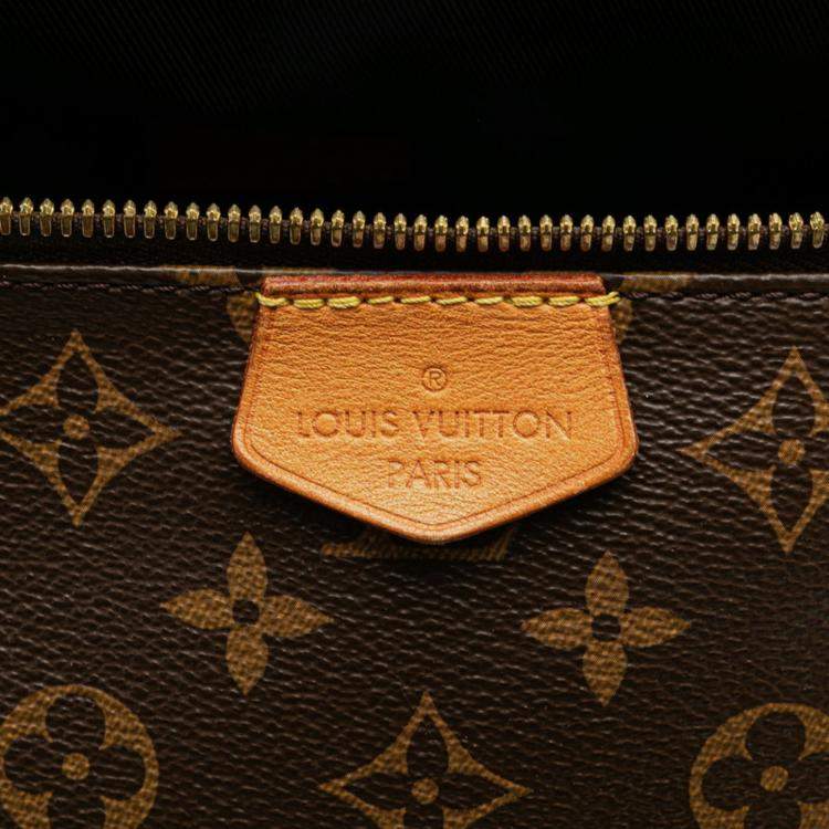 مملوكة مسبقًا Louis Vuitton Monogram Bum Bag Body Waist Brown Coated Canvas Leather