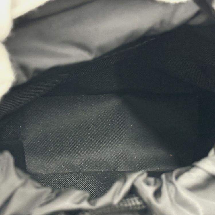 Pre Owned Louis Vuitton Monogram Shadow Shoulder Bag In Empreinte Nylon Noe Swing Noir Bucket