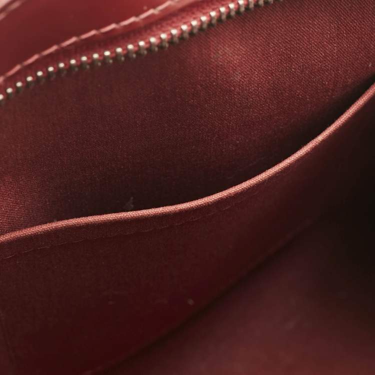 Pre Owned Louis Vuitton Red Epi Leather Brea MM Bag