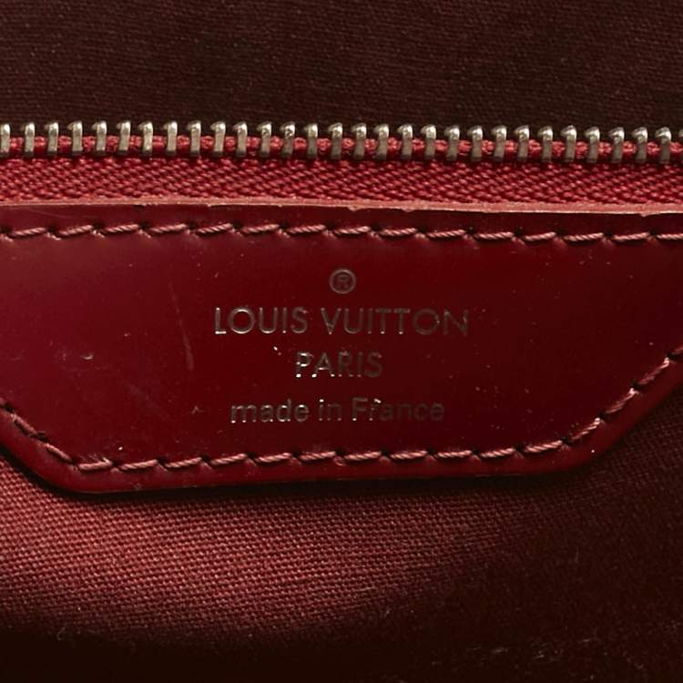 Pre Owned Louis Vuitton Red Epi Leather Brea MM Bag