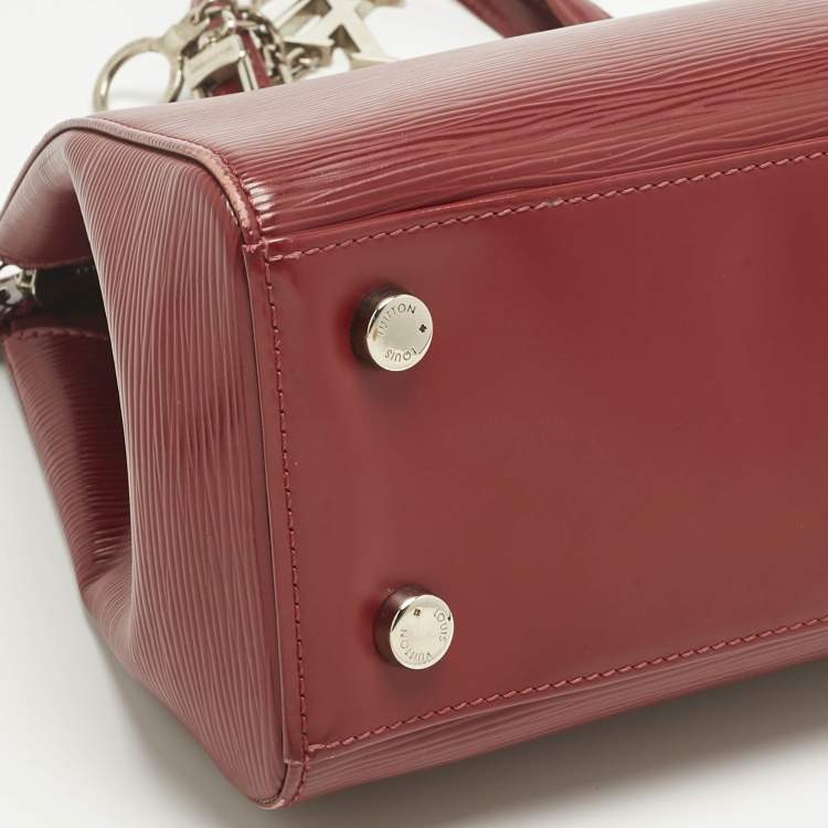 Pre Owned Louis Vuitton Red Epi Leather Brea MM Bag