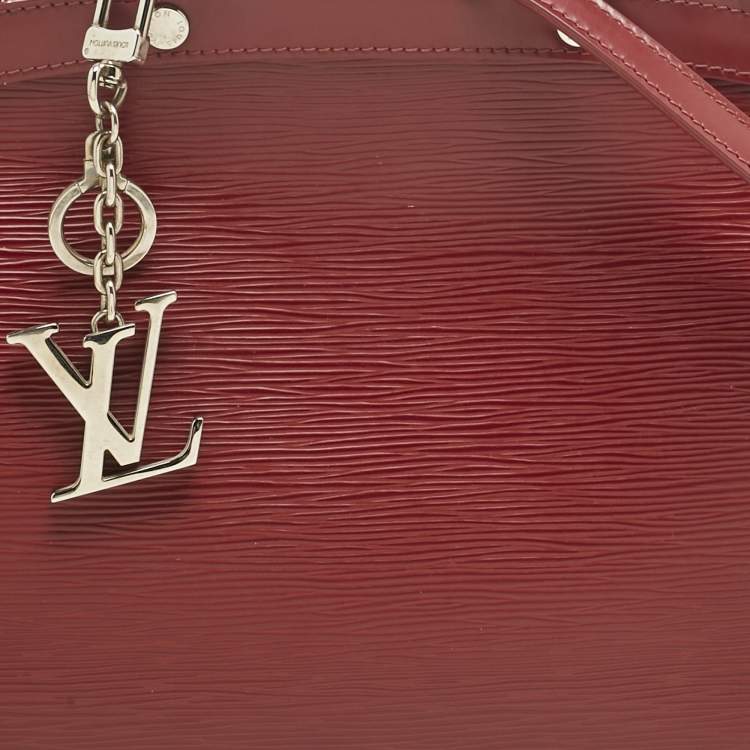 Pre Owned Louis Vuitton Red Epi Leather Brea MM Bag