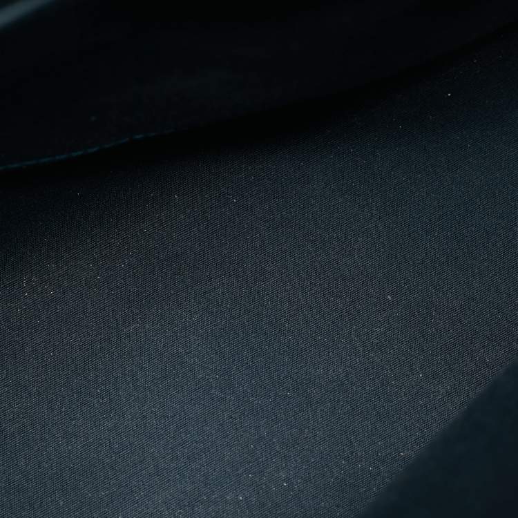 Pre Owned Louis Vuitton Blue Nuit Monogram Vernis Melrose Avenue Bag