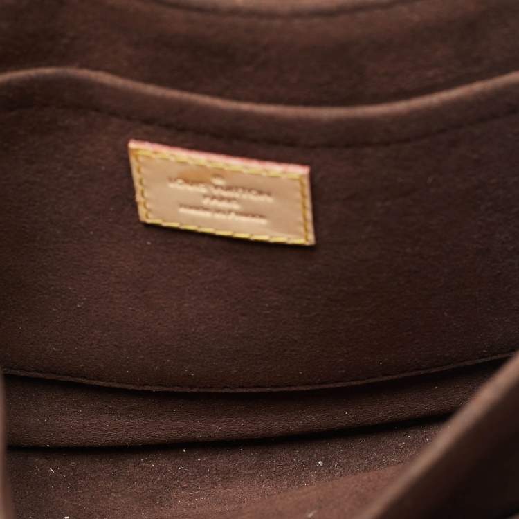 Pre Owned Louis Vuitton Monogram Canvas Pochette Metis Bag