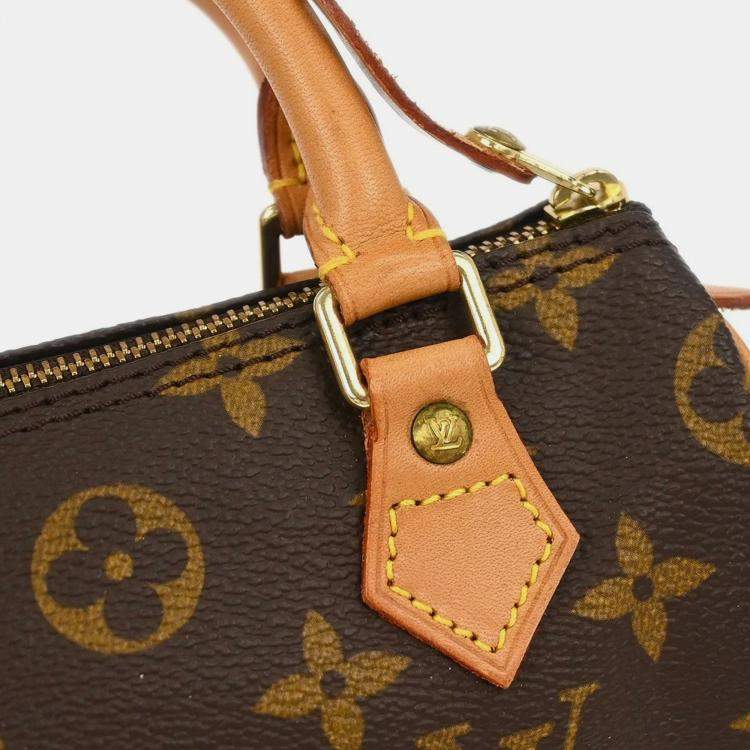 Pre Owned Louis Vuitton Monogram Mini Speedy Handbag
