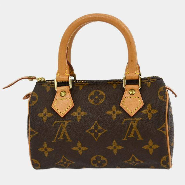 Pre Owned Louis Vuitton Monogram Mini Speedy Handbag