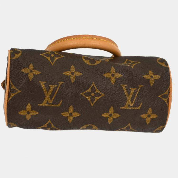 Pre Owned Louis Vuitton Monogram Mini Speedy Handbag