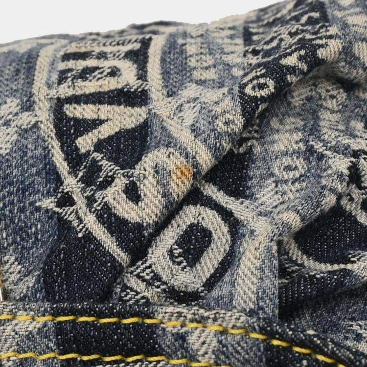 مملوكة مسبقًا Louis Vuitton Blue Monogram Denim Mini Pleaty Raye Handbag