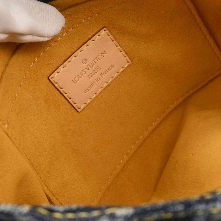 مملوكة مسبقًا Louis Vuitton Blue Monogram Denim Mini Pleaty Raye Handbag