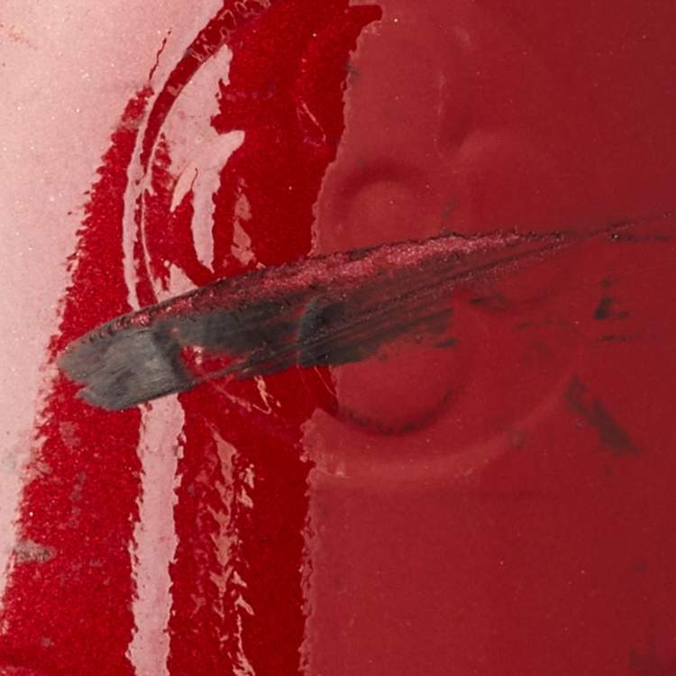 Pre Owned Louis Vuitton Rouge Grenadine Monogram Vernis Pegase 45 Trolley Luggage