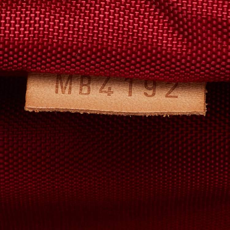 Pre Owned Louis Vuitton Rouge Grenadine Monogram Vernis Pegase 45 Trolley Luggage