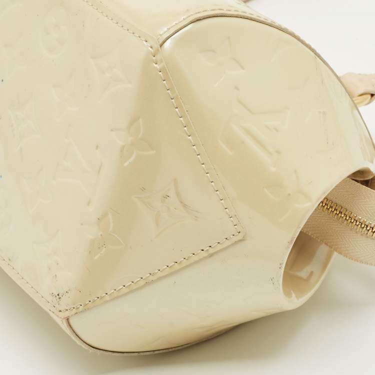 Pre Owned Louis Vuitton Perle Monogram Vernis Sherwood PM Bag