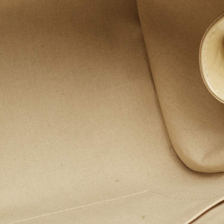 Pre Owned Louis Vuitton Perle Monogram Vernis Sherwood PM Bag