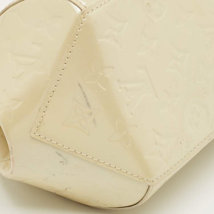 Pre Owned Louis Vuitton Perle Monogram Vernis Sherwood PM Bag