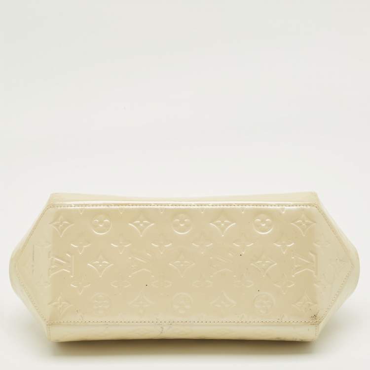 Pre Owned Louis Vuitton Perle Monogram Vernis Sherwood PM Bag