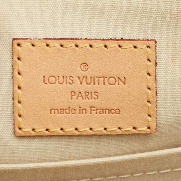 Pre Owned Louis Vuitton Perle Monogram Vernis Sherwood PM Bag