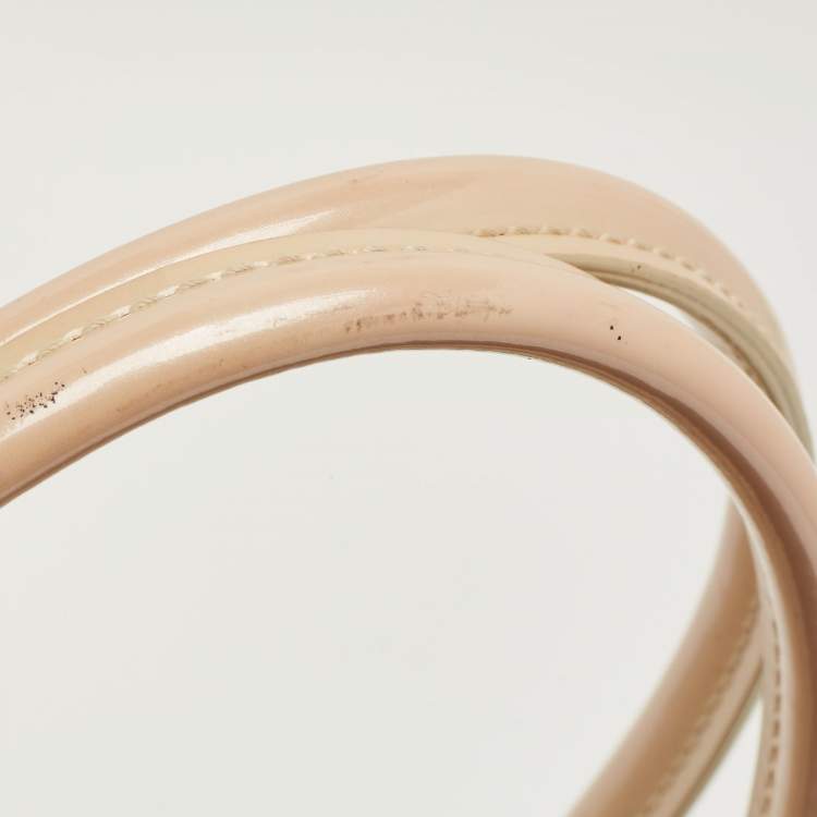 Pre Owned Louis Vuitton Perle Monogram Vernis Sherwood PM Bag