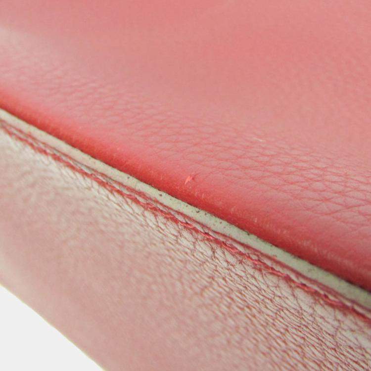Pre Owned Louis Vuitton Capucines GM Red Taurillon Leather Top Handle Bag
