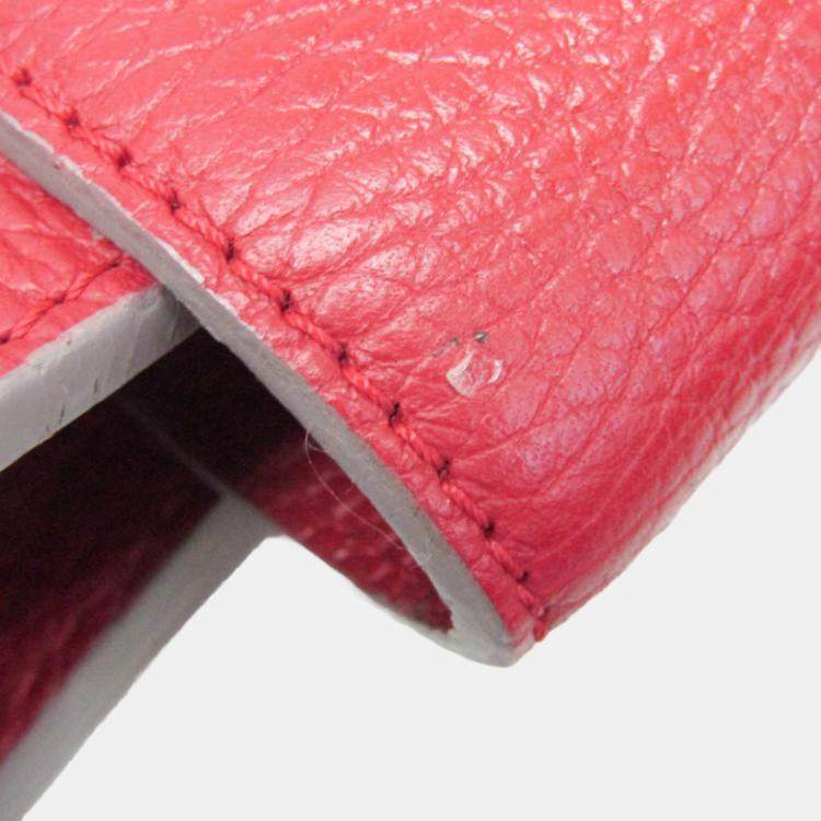 Pre Owned Louis Vuitton Capucines GM Red Taurillon Leather Top Handle Bag