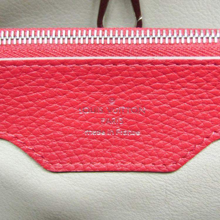 Pre Owned Louis Vuitton Capucines GM Red Taurillon Leather Top Handle Bag