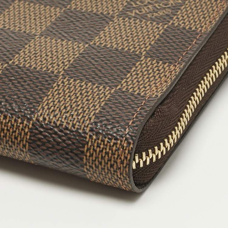 Pre Owned Louis Vuitton Damier Ebene Canvas Zippy Coin Purse