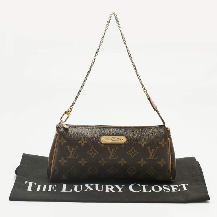 Pre Owned Louis Vuitton Monogram Canvas Eva Pochette Bag