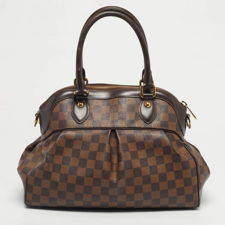 Pre Owned Louis Vuitton Damier Ebene Canvas Trevi PM Bag