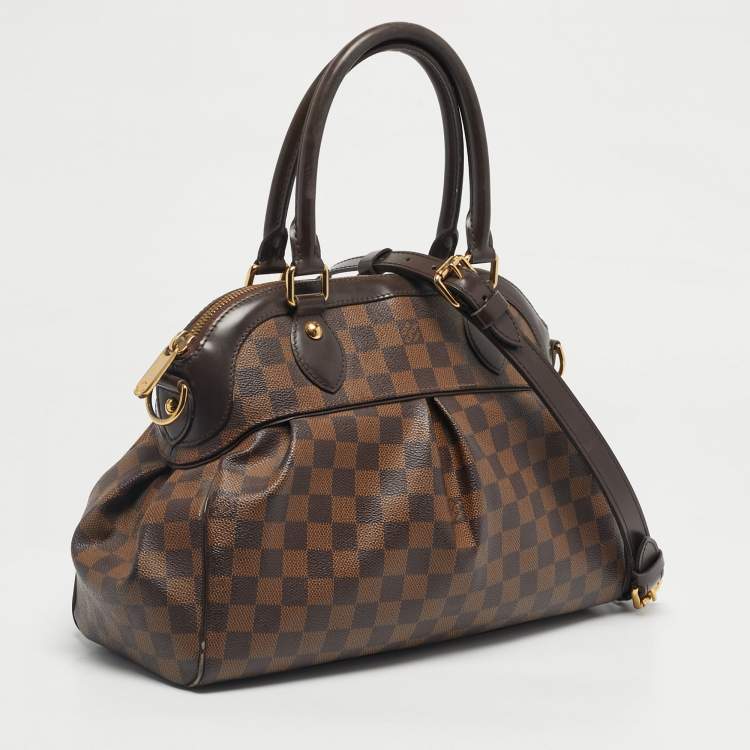Pre Owned Louis Vuitton Damier Ebene Canvas Trevi PM Bag