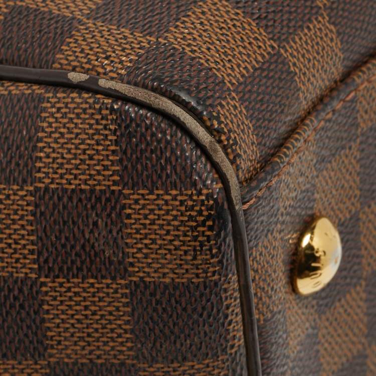 Pre Owned Louis Vuitton Damier Ebene Canvas Trevi PM Bag