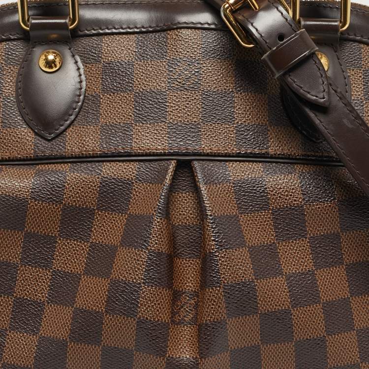 Pre Owned Louis Vuitton Damier Ebene Canvas Trevi PM Bag